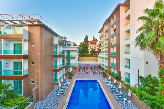 20.08 avion Bucuresti, Turcia - Antalya Alanya, Kleopatra Atlas Hotel - Adults Only 773 EURO, 7 nopti, All inclusive