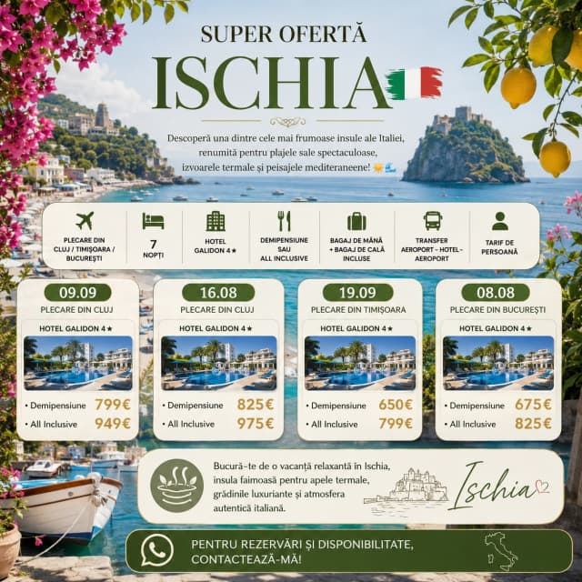 SUPER OFERTĂ ISCHIA